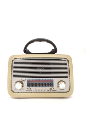 Ltomex Taşınabilir Bluetooth Nostalji Hoparlör Yüksek Ses Extra Bass Radyo Sd Kart Aux Giriş a-3188